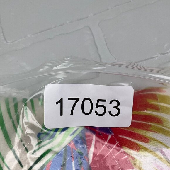 Chicos Jacket Women 0‎ Small 4-6 Pink Purple Palm Floral Beach Tropical Cotton - Picture 11 of 11